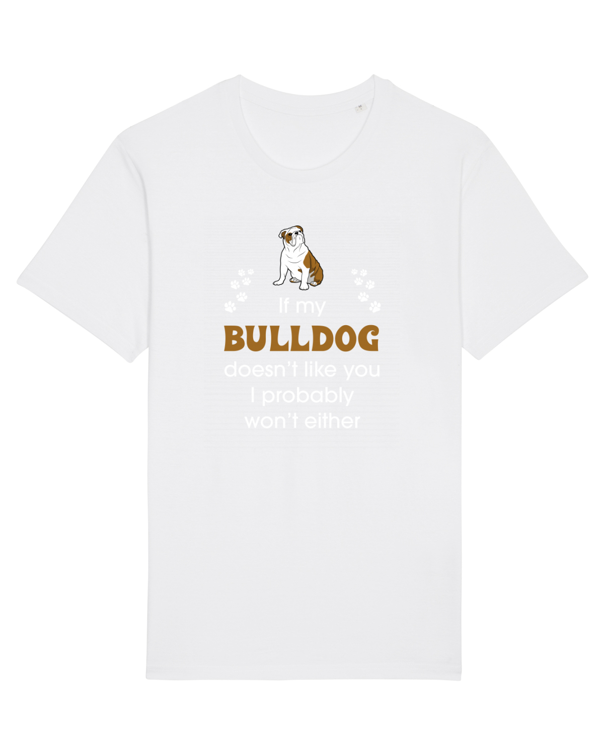 Tricou mânecă scurtă Unisex Rocker White