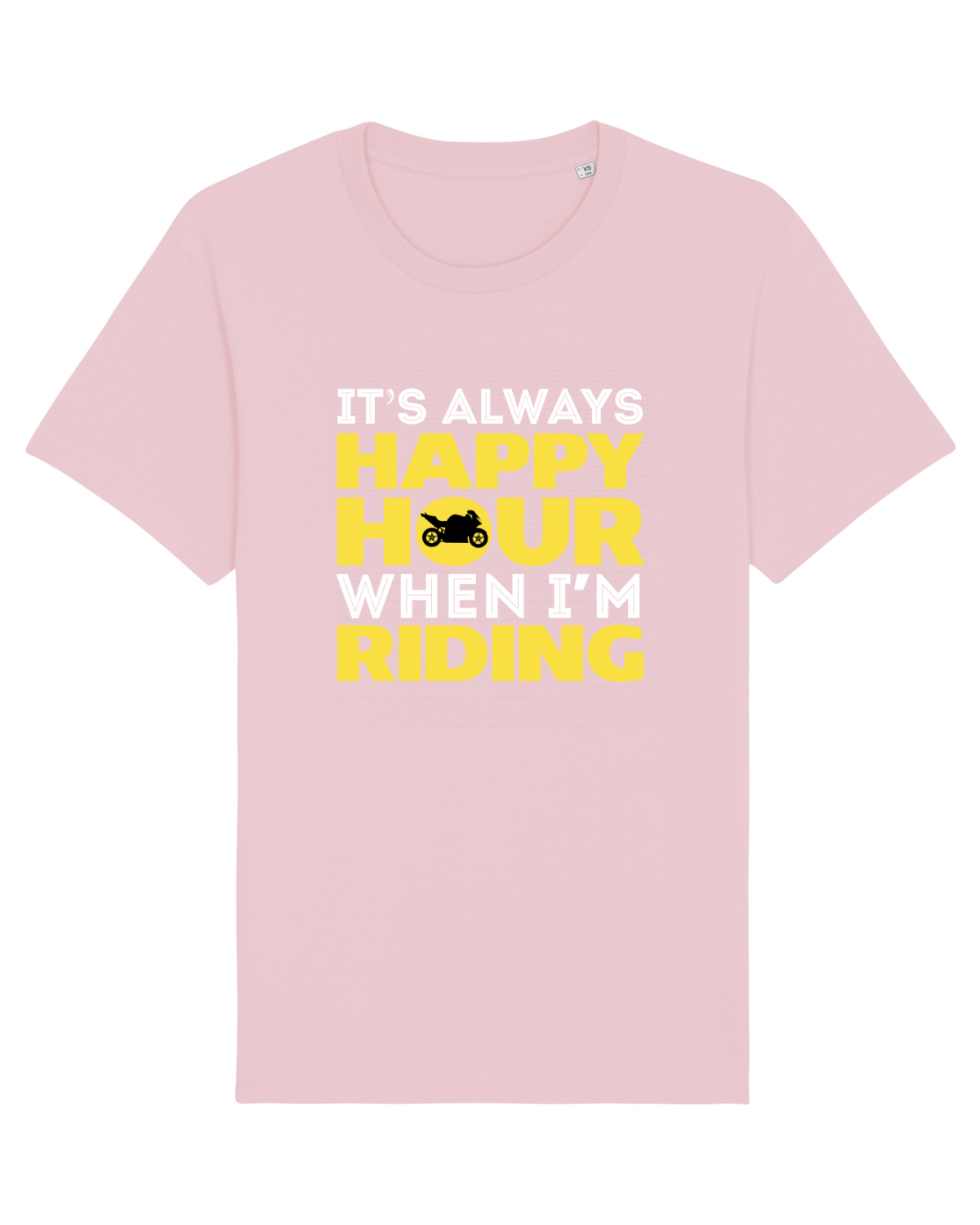 Tricou mânecă scurtă Unisex Rocker Cotton Pink