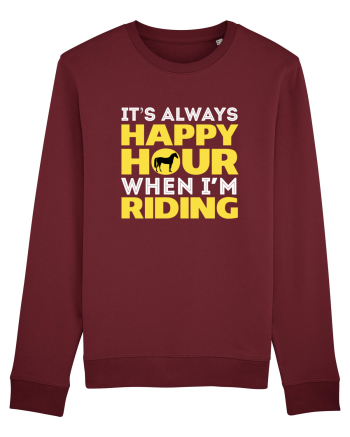 HORSE Burgundy