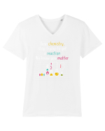 CHEMISTY Tricou mânecă scurtă guler V Bărbat Presenter