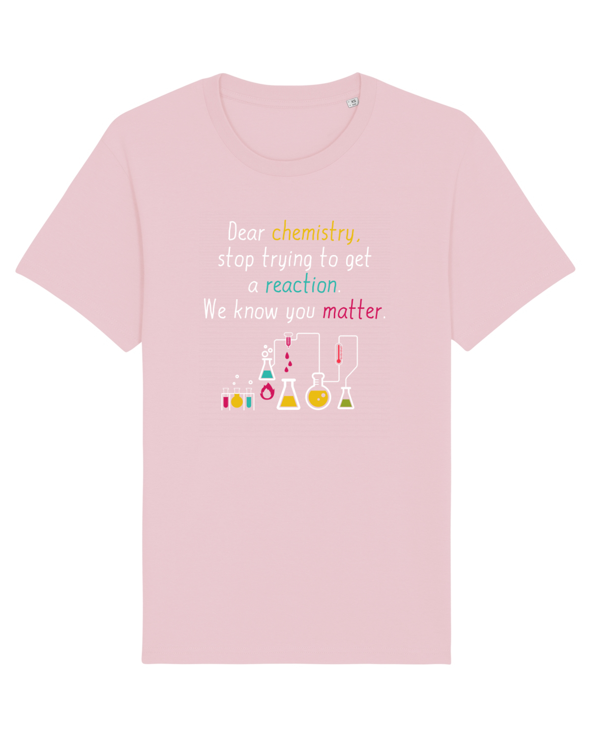 Tricou mânecă scurtă Unisex Rocker Cotton Pink