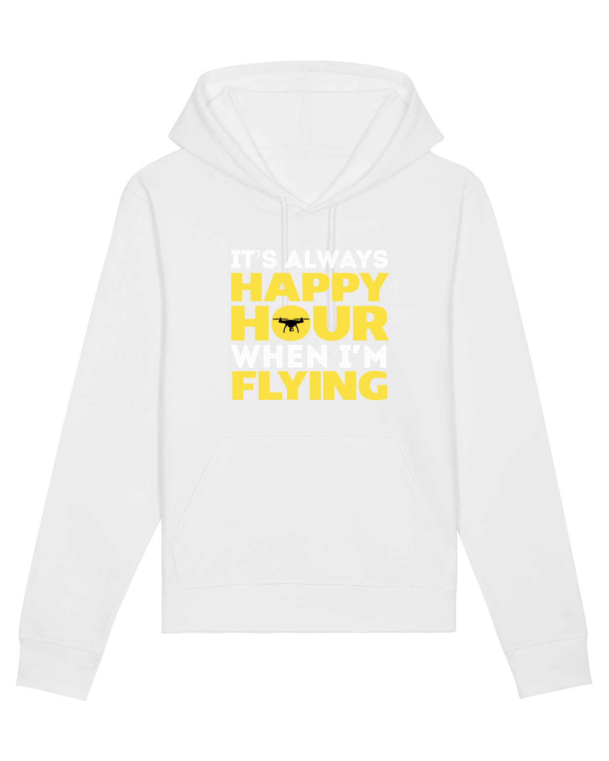 Hanorac Unisex Drummer White