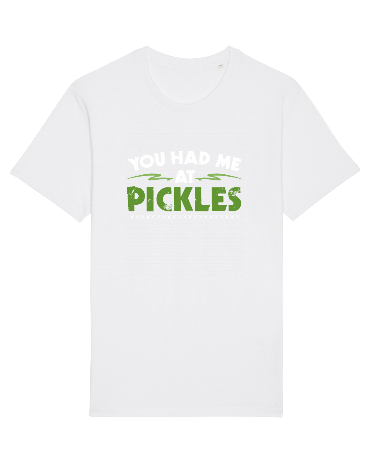 Tricou mânecă scurtă Unisex Rocker White