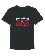 BACON Tricou mânecă scurtă guler larg Bărbat Skater