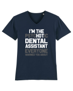 DENTAL ASSISTANT Tricou mânecă scurtă guler V Bărbat Presenter