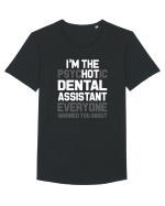 DENTAL ASSISTANT Tricou mânecă scurtă guler larg Bărbat Skater