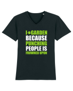 GARDENING Tricou mânecă scurtă guler V Bărbat Presenter