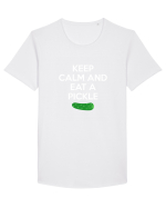 PICKLE Tricou mânecă scurtă guler larg Bărbat Skater