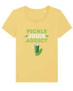 PICKLE Tricou mânecă scurtă guler larg fitted Damă Expresser