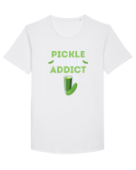 PICKLE Tricou mânecă scurtă guler larg Bărbat Skater