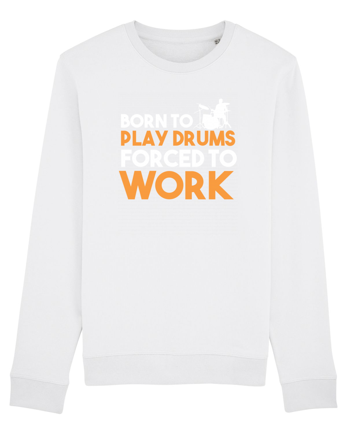 Bluză mânecă lungă Unisex Rise White