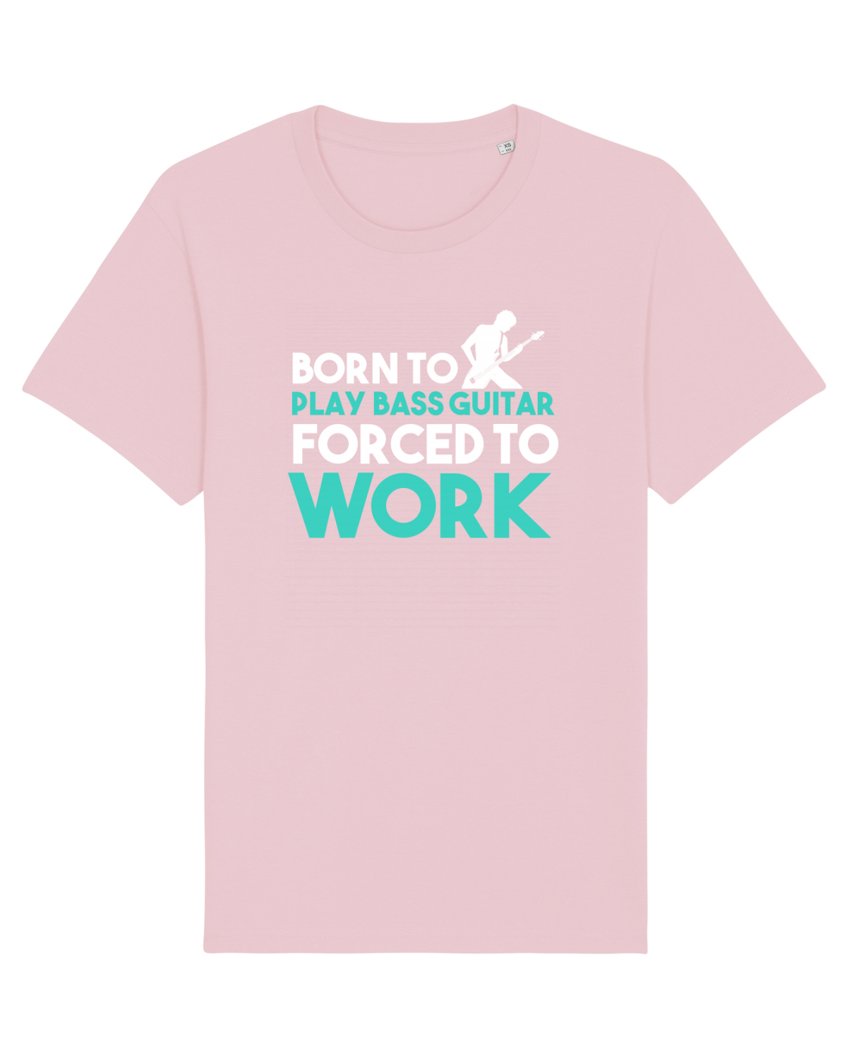 Tricou mânecă scurtă Unisex Rocker Cotton Pink