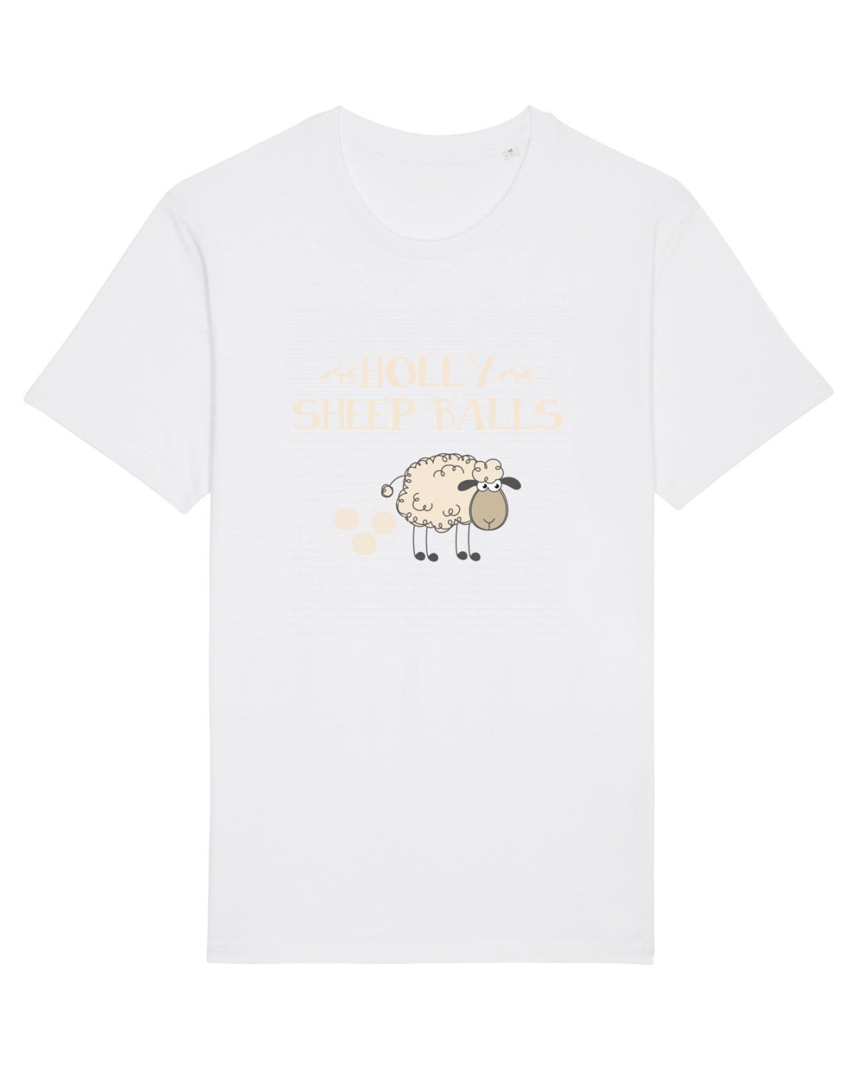 Tricou mânecă scurtă Unisex Rocker White