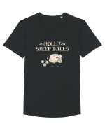 SHEEP Tricou mânecă scurtă guler larg Bărbat Skater
