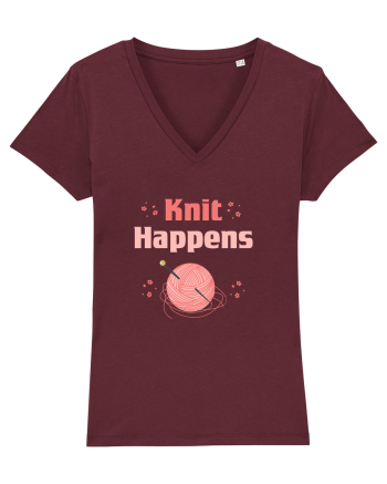 KNIT Burgundy