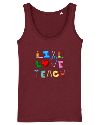 TEACHER Burgundy
