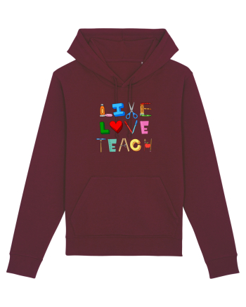 TEACHER Burgundy