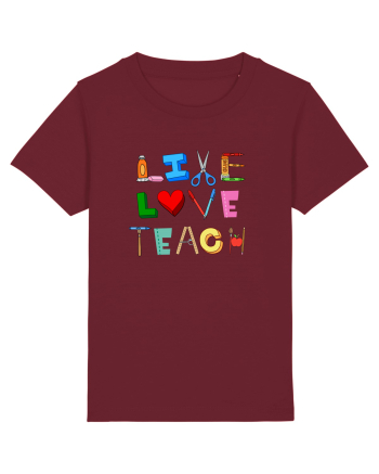 TEACHER Burgundy