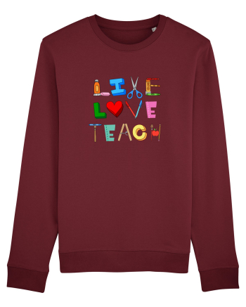 TEACHER Burgundy