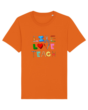 TEACHER Bright Orange