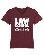 LAW Tricou mânecă scurtă guler V Bărbat Presenter