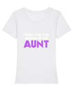 AUNT Tricou mânecă scurtă guler larg fitted Damă Expresser