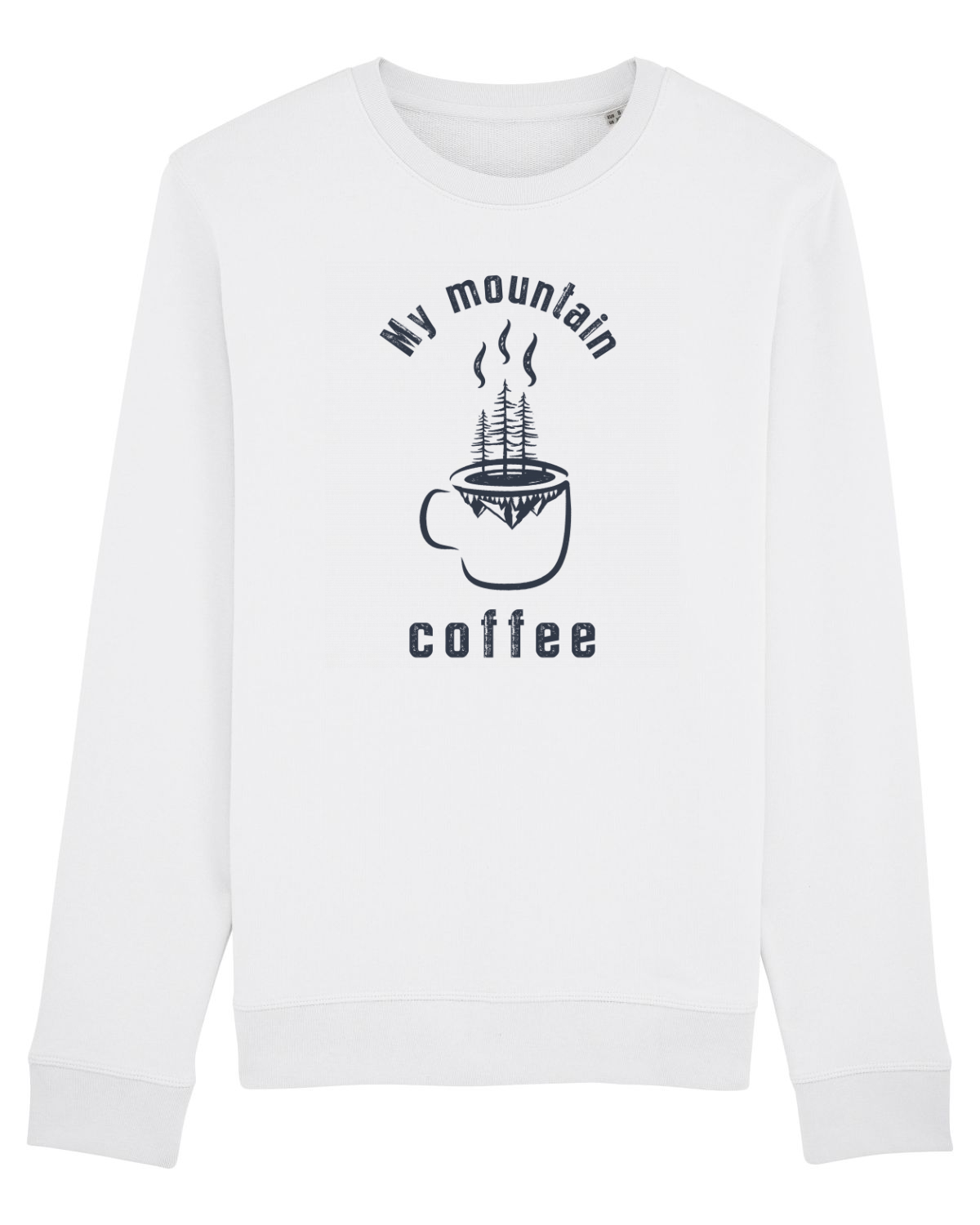 Bluză mânecă lungă Unisex Rise White