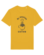 My Mountain Coffee Tricou mânecă scurtă Unisex Rocker