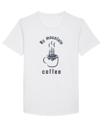 My Mountain Coffee Tricou mânecă scurtă guler larg Bărbat Skater