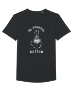 My Mountain Coffee / white Tricou mânecă scurtă guler larg Bărbat Skater