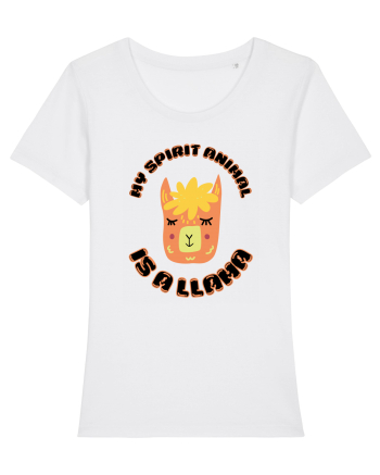 My Spirit Animal Is A Llama  White