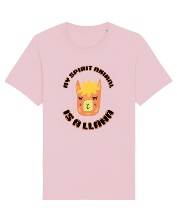 My Spirit Animal Is A Llama  Cotton Pink