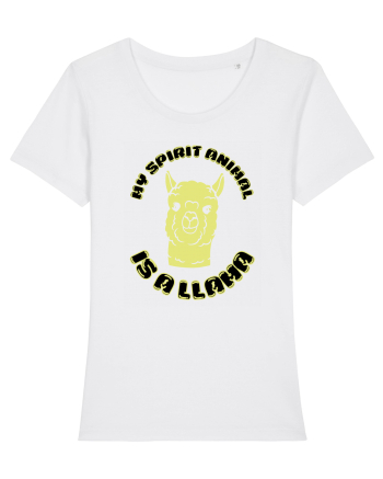 My Spirit Animal Is A Llama  White