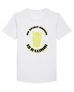 My Spirit Animal Is A Llama  Tricou mânecă scurtă guler larg Bărbat Skater