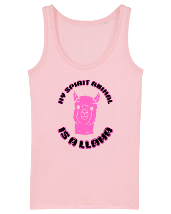 My Spirit Animal Is A Llama  Cotton Pink