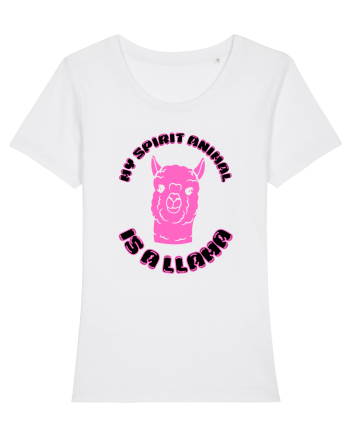 My Spirit Animal Is A Llama  White