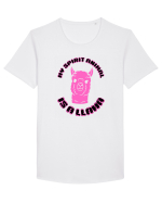 My Spirit Animal Is A Llama  Tricou mânecă scurtă guler larg Bărbat Skater