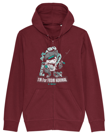 I'm Far From Normal Be Yourself Burgundy