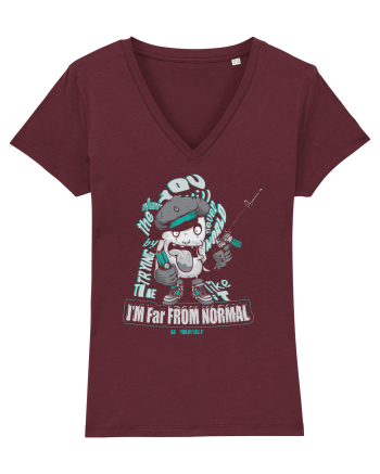 I'm Far From Normal Be Yourself Burgundy