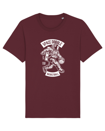 Space Basketball WHite Burgundy