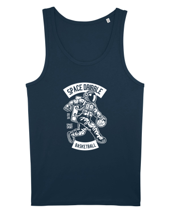 Space Basketball WHite Navy