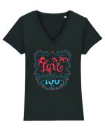Love You Tricou mânecă scurtă guler V Damă Evoker