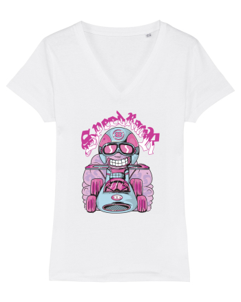 Pink Speed Racer White