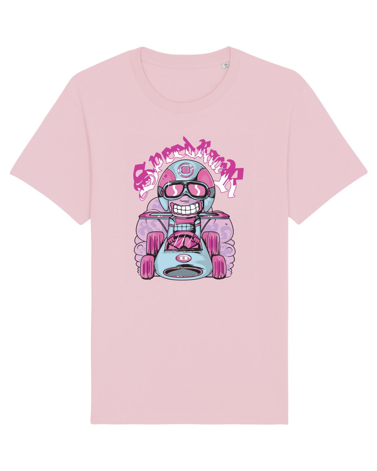 Tricou mânecă scurtă Unisex Rocker Cotton Pink