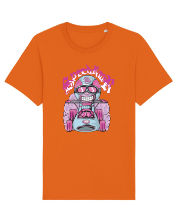 Pink Speed Racer Bright Orange