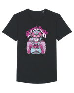 Pink Speed Racer Tricou mânecă scurtă guler larg Bărbat Skater