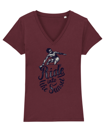 Ride Into The Sunset Burgundy