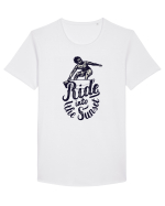 Ride Into The Sunset Tricou mânecă scurtă guler larg Bărbat Skater