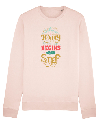 A Journey Of A 1000 Miles Begins With A Single Step Candy Pink