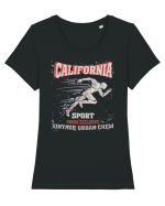 California Sport Tricou mânecă scurtă guler larg fitted Damă Expresser
